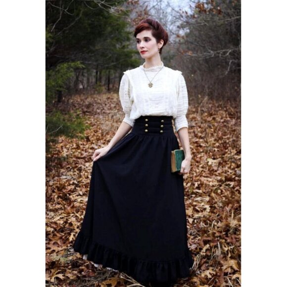 Scarlet Darkness Dresses & Skirts - Scarlet Darkness Maxi Skirt Size XL Corset Victorian Witchy Steampunk Baddie Emo